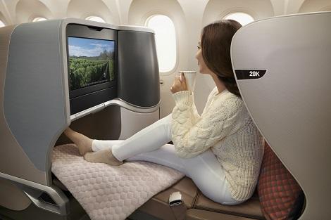 シンガポール航空 787-10 ビジネスクラス イメージ