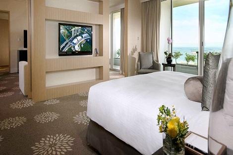シンガポール:マリーナベイサンズ Bay Suite Garden View 客室一例/提供:Marina Bay Sands