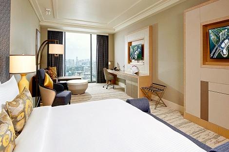 シンガポール:マリーナベイサンズ Skyline Suite Sky View 客室一例/提供:Marina Bay Sands