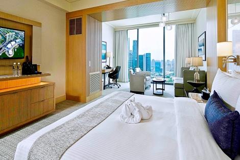 シンガポール:マリーナベイサンズ Club Room City View 客室一例/提供:Marina Bay Sands