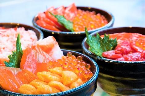 北海道に来たら食べたい海鮮丼
