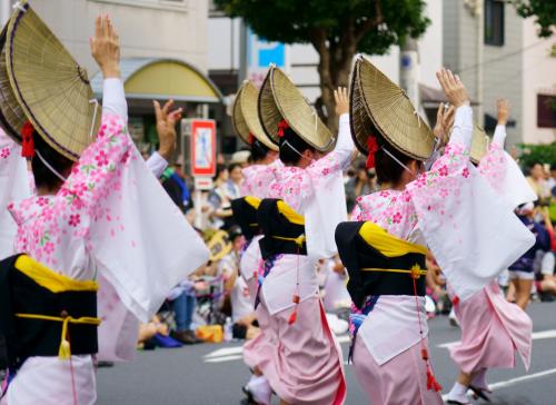 日本の伝統舞踊 阿波おどり