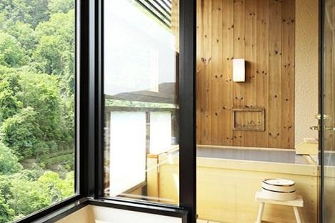登別温泉:旅亭 花ゆら 露天風呂付き客室 客室露天風呂一例(旅亭 花ゆら公式ホームページより)