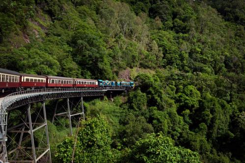 キュランダ高原列車　©Masaru Kitano snaK Productions, Tourism Australia
