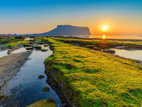 ◎城山日出峰での日の出