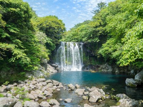 ◎天地淵瀑布の滝 -チョンジヨンポッポ-