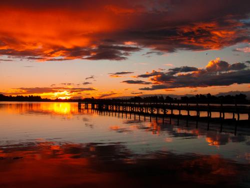 クライストチャーチのサンセット