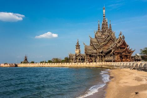 パタヤ:タイの大富豪により作られた建造物・サンクチュアリ・オブ・トゥルース
