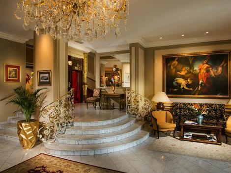 ザルツブルク：ブリストル ホテル ロビー