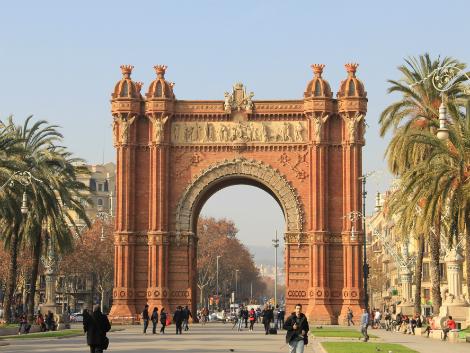 ◇◎バルセロナ：バルセロナ凱旋門