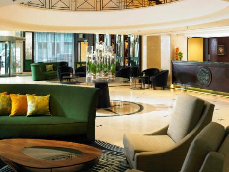 ブリュッセル：マリオット ブリュッセル ロビー