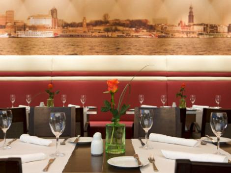 ハンブルク：インターシティ ホテル ハウプトバーンホフ レストラン