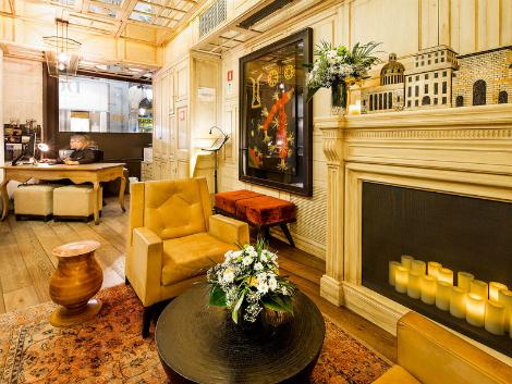 バルセロナ：ホテル ド プラサ レイアル ロビー