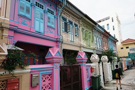 シンガポール：プラナカン建築が残るカトン地区