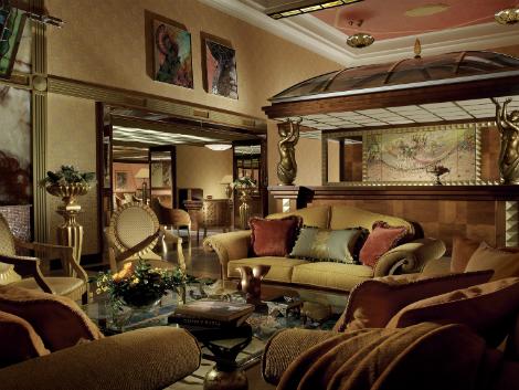 プラハ：アールデコ インペリアル ホテル ロビー