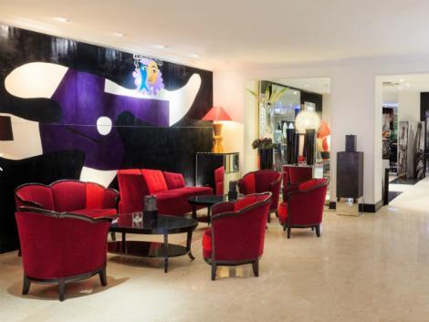 ニース：マセナ ホテル ロビー	