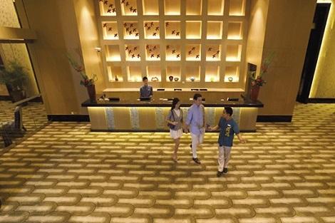 セントーサ島：ホテル マイケル ロビー