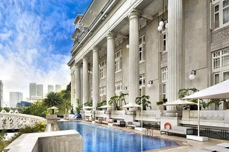 シンガポール：ザ フラートン ホテル シンガポール プール