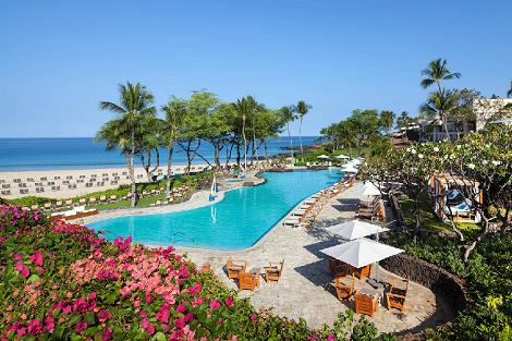 ハワイ島：ウェスティン ハプナ ビーチ リゾート　プール