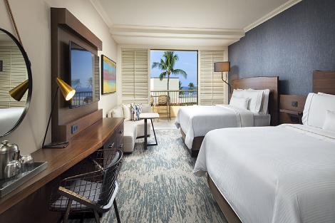 ハワイ島：ウェスティン ハプナ ビーチ リゾート　客室一例