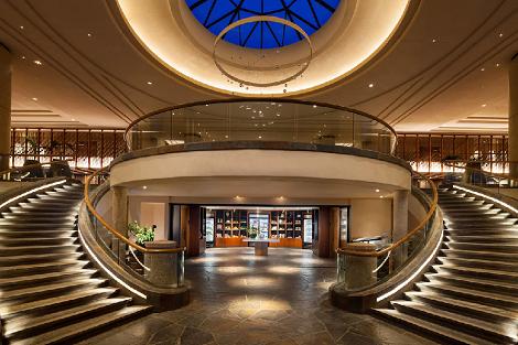 ハワイ島：ウェスティン ハプナ ビーチ リゾート　ロビー