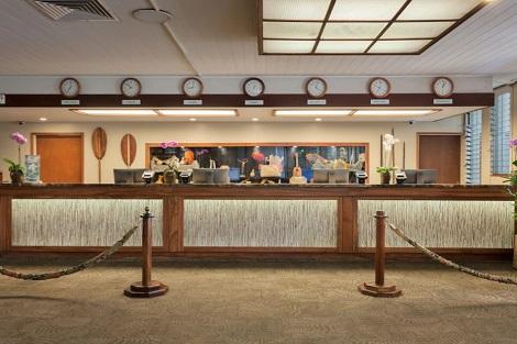 マウイ島：カアナパリ ビーチ ホテル　ロビー