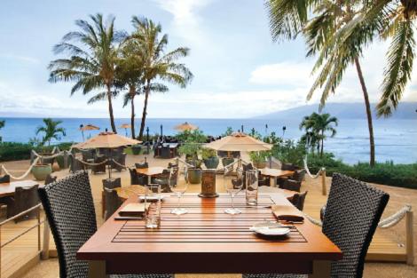 マウイ島：カパルアヴィラ マウイ　レストラン