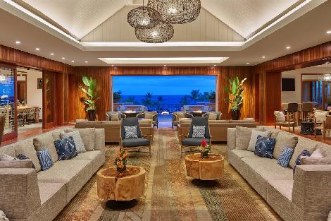 マウイ島：ザ リッツカールトン マウイ カパルア　ロビー