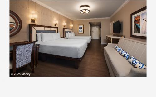 ディズニー・ヨットクラブ＆ビーチクラブ・リゾート-スタンダードルーム客室一例