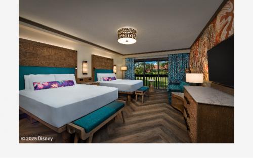 ディズニー・ポリネシアン・ビレッジ・リゾート-スタンダードルーム客室一例