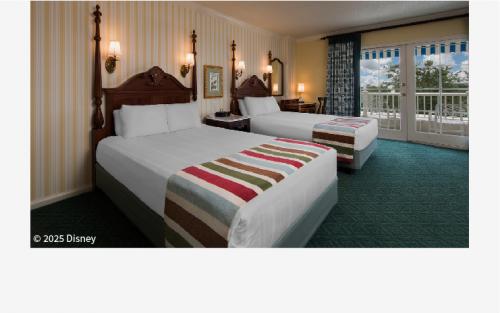 ディズニー・ボードウォーク・イン-スタンダードルーム客室一例