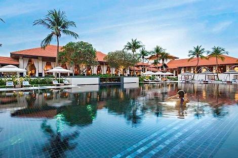 セントーサ島：ソフィテル シンガポール セントーサ リゾート＆スパ プール