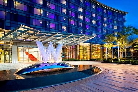 セントーサ島：W シンガポール セントーサ コーヴ 外観