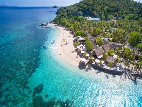 キャスタウェイ アイランドリゾート　青い海と豊かな緑に囲まれたリゾート