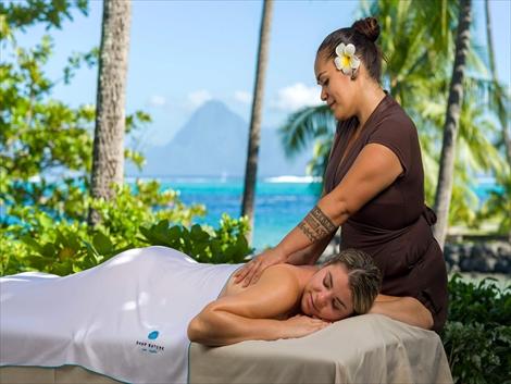 インターコンチネンタル リゾート タヒチ　開放感抜群のスパで癒し時間