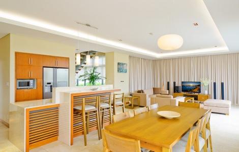 ザ オーシャン ヴィラズ：2ベッドプールヴィラ リビングルーム