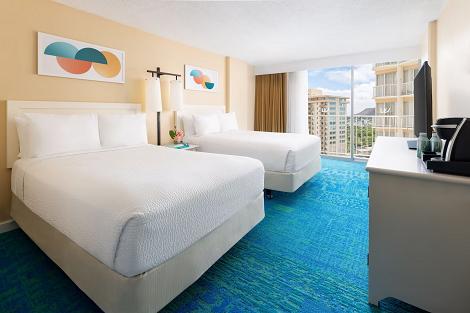 ツイン フィン ワイキキ 客室一例