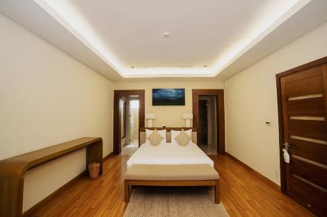 ザ オーシャン ヴィラズ：3ベッドプールヴィラ ベッドルーム