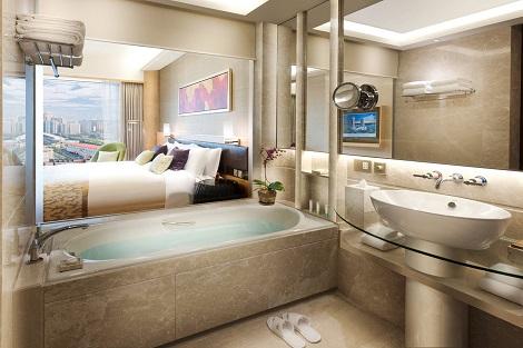 マカオ：ギャラクシーホテル バスルームイメージ