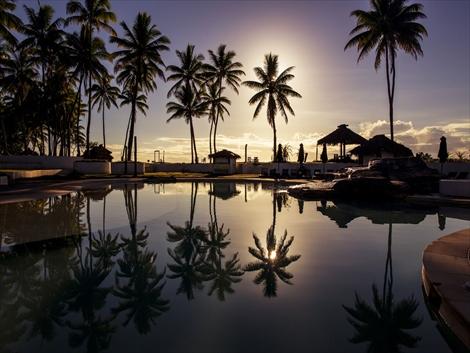 ザ・パールリゾート　美しいサンセットの眺め