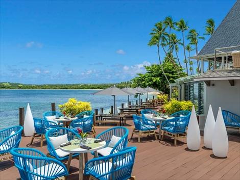 シャングリ・ラ ヤヌザ アイランド フィジー　美しいラグーンの眺めを満喫できるレストラン