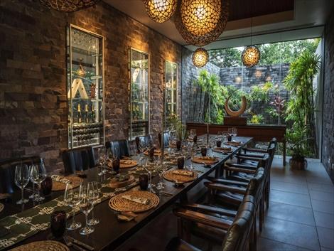 インターコンチネンタル フィジー ゴルフリゾート＆スパ　シックな雰囲気のレストラン