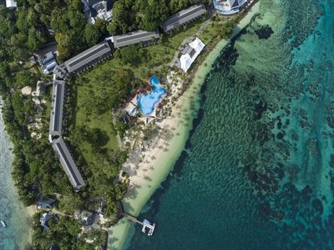 シャングリ・ラ ヤヌザ アイランド フィジー　美しいビーチに囲まれた大型リゾート