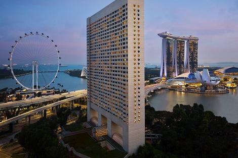 シンガポール：ザ リッツ カールトン、ミレーニア シンガポール 外観