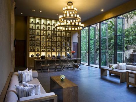 サンスリ プーケット シックで落ち着いた雰囲気のロビー