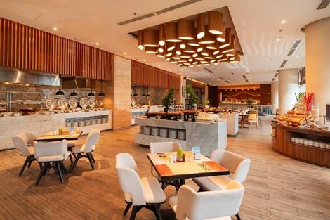 シーシェルズ フー コック ホテル ＆ スパ：ホテルレストランイメージ