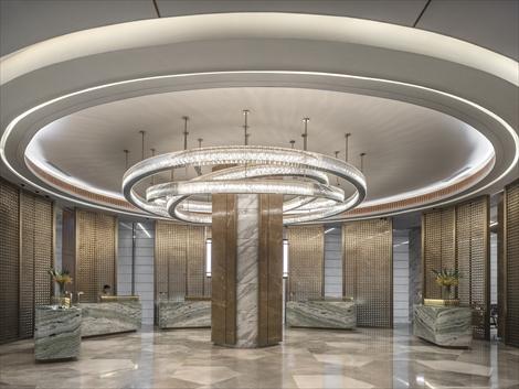 フィリホテル 高級感溢れるホテルロビー