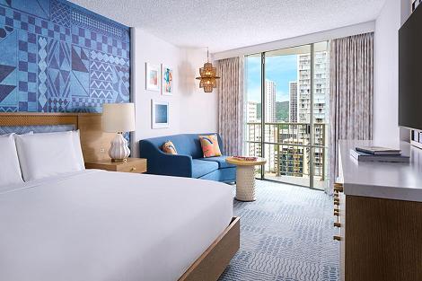 アウトリガー ワイキキ パラダイス ホテル 客室一例