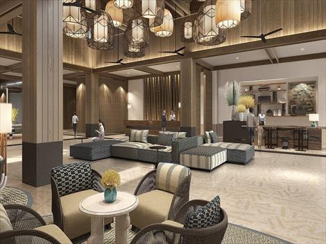 クラウンプラザ フィジー ナンディベイ リゾート&スパ ロビー