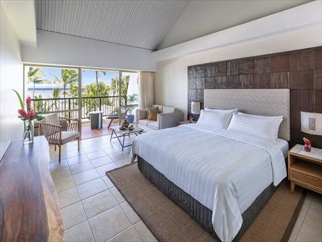 シャングリ・ラ ヤヌザ アイランド フィジー　海を一望するロケーション抜群のお部屋